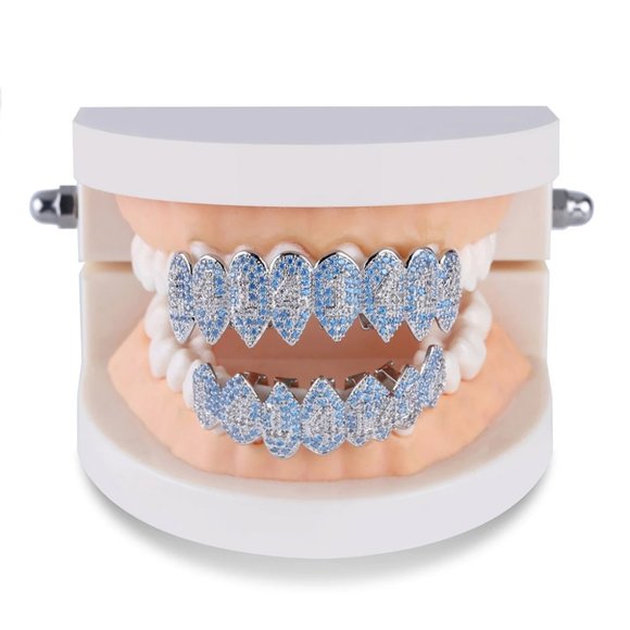 Iced Out Hip Hop Vampire Grills ICED OUT